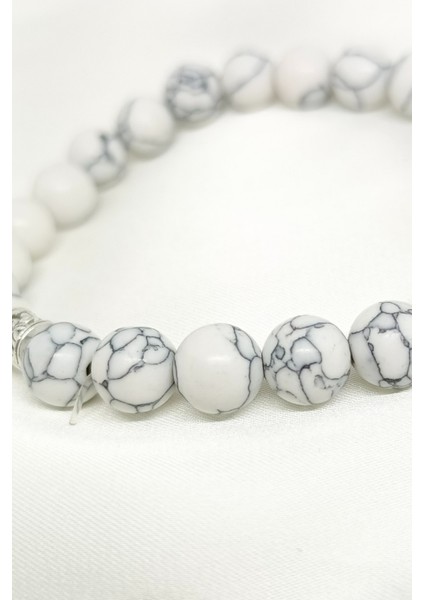 Beyaz Örümcek Doğal Taşlı Bileklik fiyatları