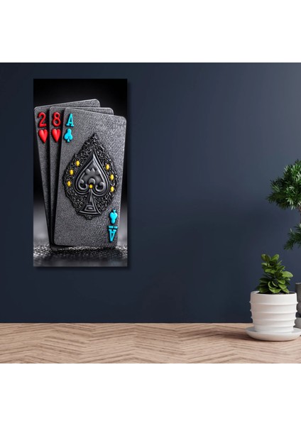 Hd Digital Baskı Oyun Kartları As Papaz Vale Kanvas Duvar Tablosu