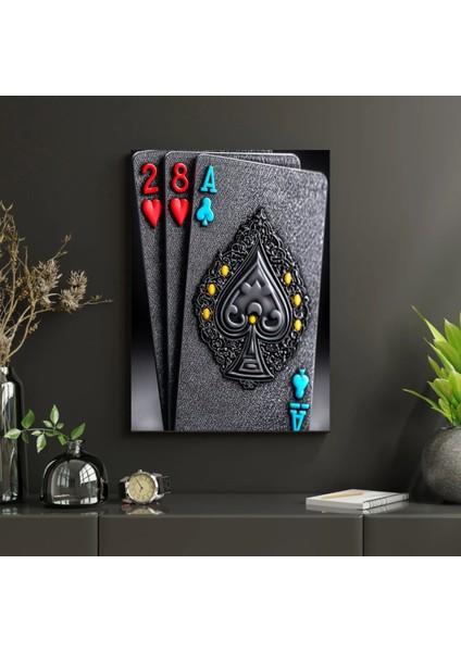 Hd Digital Baskı Oyun Kartları As Papaz Vale Kanvas Duvar Tablosu fiyatları