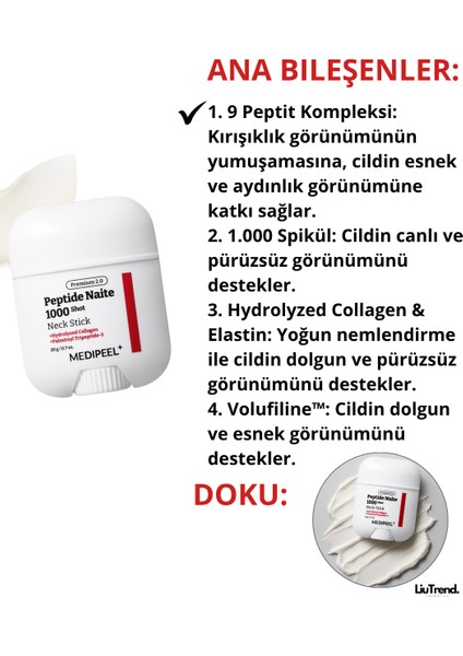 Medi-Peel Premium Peptide Naite 1000 Shot Neck Stick M0016 modelleri