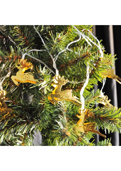 Yılbaşı Pilli LED Işık Geyik Figürlü LED Işık 3metre Gün Işığı fiyatları