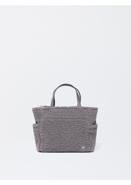 Suni Kürk Detaylı Tote Çanta fiyatları