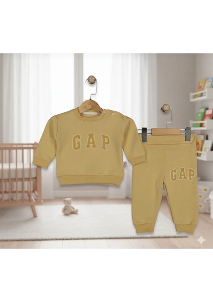 Işlemeli Şardonlu Üç Iplik Içi Polarlı Ikili Bebek Takımı fiyatları