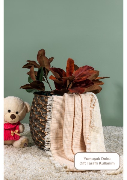 Rubby Müslin Battaniye Bebek (100X120 Cm) Pembe fiyatları