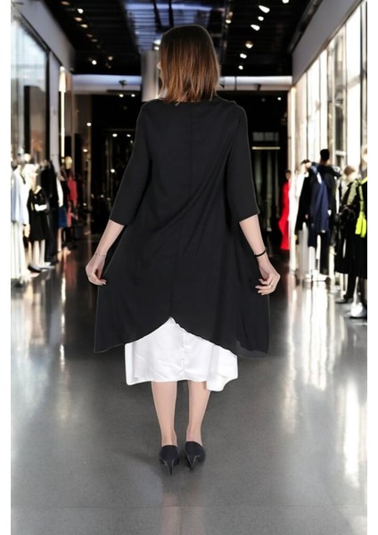 Şık Tasarım Yazlık Keten Elbise