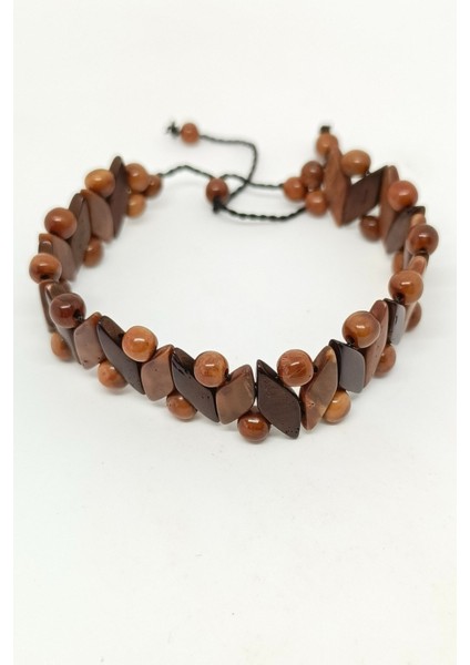 Baklava Kesim Kuka Taşlı Bileklik