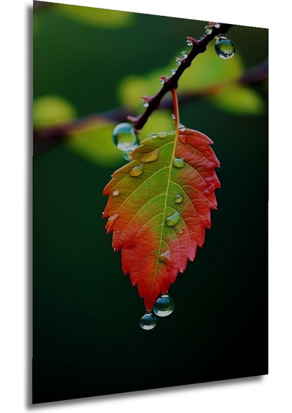 Doğa Tutkusu Sulu Boya Görünümlü Ahşap Dekoratif Tablo Dikdörtgen Tablo fırsatları