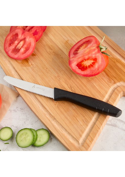 Primo Domates Bıçağı Siyah 10 cm
