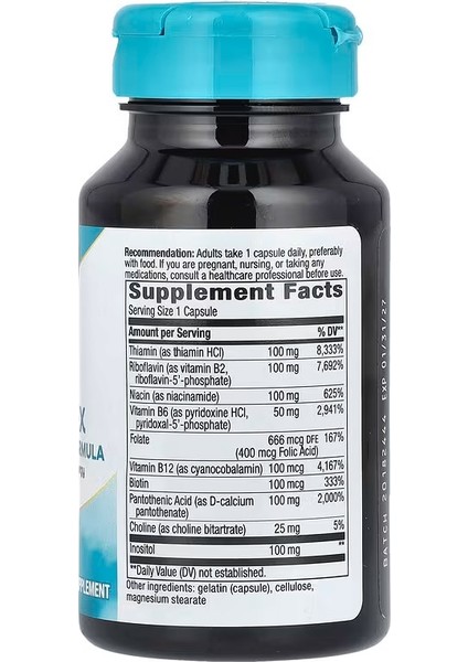 Nature's Way B-100 Complex 60 Capsules fiyatları