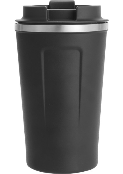 Siyah Vakumlu Çelik Termos 500 ml – Şıklık ve Fonksiyonellik Bir Arada!