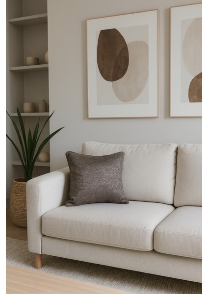 Parlak Antrasit Kırlent Kılıfı Dekoratif Bohem Soft Koltuk Sırt Yastık Hediyelik Yılbaşı 45X45 fiyatları