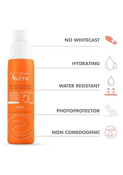 Avene Avene Güneş Koruyucu Sprey SPF50+ 200ML 1 Paket (1 x 1 Adet)