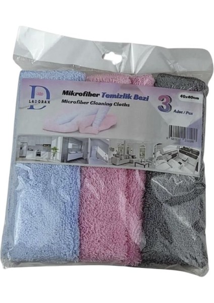 Ladorax Tem.bezi 3'lu Mikrofiber 40X40 2 Adet