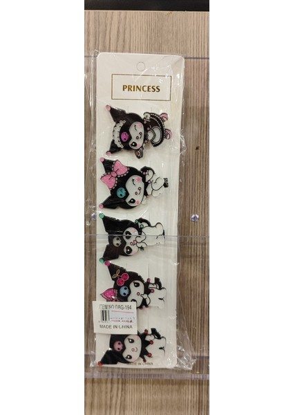 Kuromi,hello Kitty Sanrio Karakterleri 5 Li Toka Seti