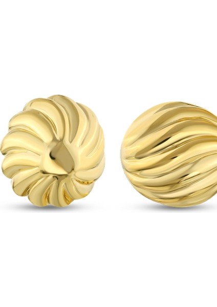 Altın Tasarım Küpe - 14K fiyatları