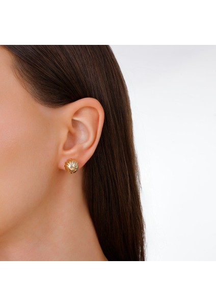 Altın Tasarım Küpe - 14K modelleri