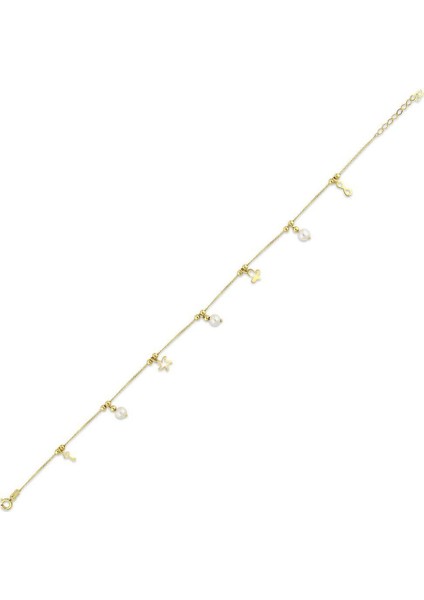 Altın Tasarım Halhal - 14K