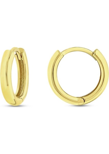 Altın Halka Küpe - 14K