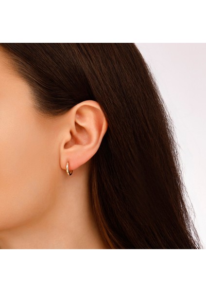 Altın Halka Küpe - 14K modelleri