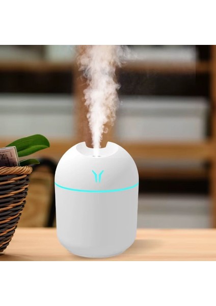 ® Işıklı Kuru Havayı Azaltan ve Aromaterapi Deneyimi Sunan Hava ve Oda Nemlendirici