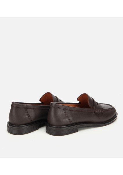 01AYH313600A480 KADIN Deri Kahverengi Yumuşak Dokulu Klasik Loafer fırsatları