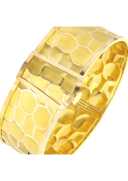 Altın Kelepçe Bilezik - 14K fırsatları