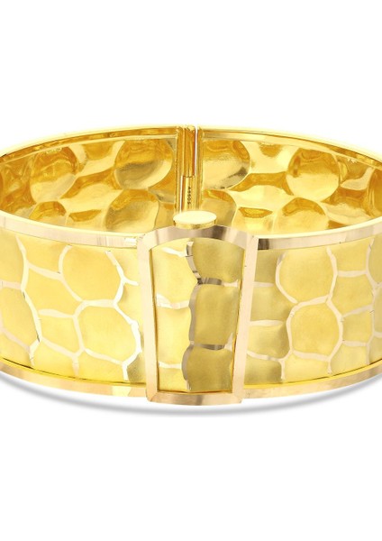 Altın Kelepçe Bilezik - 14K indirimleri