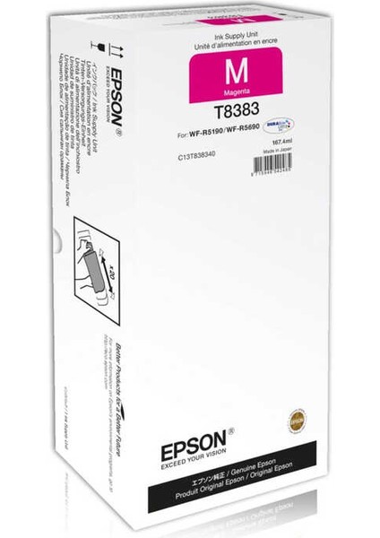 T8383XL-C13T838340 Kırmızı Orijinal Kartuşu Yüksek Kapasiteli