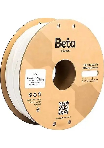 Pla Plus Pla+ 1.75MM Filament - 1kg, Beyaz