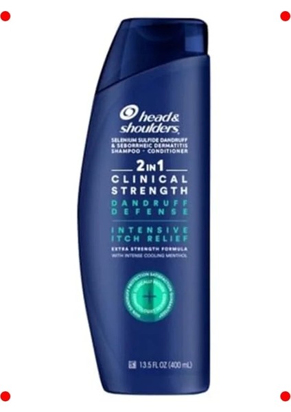 Head & Shoulders Clinical Kepek ve Kaşıntı Giderici 2'SI1ARADA 400 ml