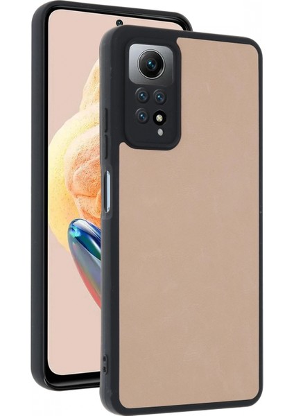 Xiaomi Redmi Note 12 Pro 4g Kılıf Aras Deri Kapak - Pudra (K95) fiyatları