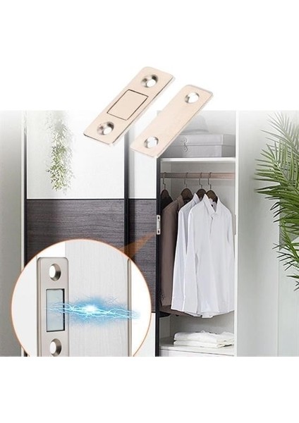 Sıladanal® 2 Çift Çok Amaçlı Kapı Kapak Dolap Çekmece Mobilya Durdurucu Kapatıcı Mıknatıslar fırsatları