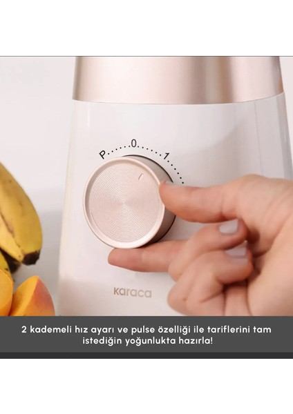 Smoothie Blender Ile Sosları, Bebek Mamalarını ve Pürelerini De Hızlı 1000 W Güç, 1,5 L Cam Hazne, Buz Kırma Özelliği fırsatları