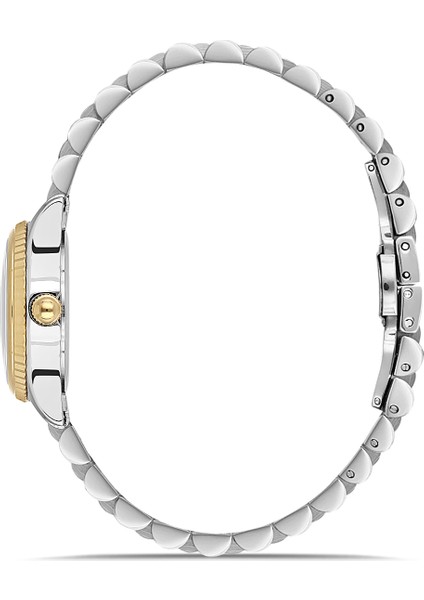 Wel 2511-2 Kadın Kol Saati – Çelik Kasa & Kordon, Takvimli, Gümüş Gold Renk,su Geçirmez fiyatları