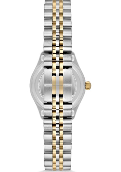 Wel 2511-2 Kadın Kol Saati – Çelik Kasa & Kordon, Takvimli, Gümüş Gold Renk,su Geçirmez modelleri