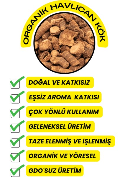 Havlıcan Kök - (Elenmiş, Katkısız) 50GR fırsatları