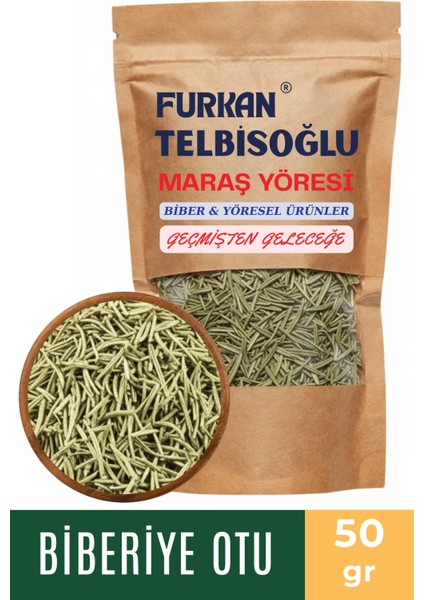 Biberiye Otu Çayı ( Yeni Mahsül, Doğal Kurutulmuş, Yeşil Renkli ) 50GR
