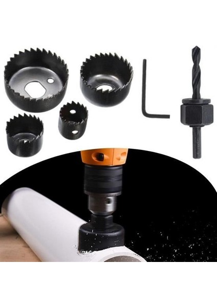 Sıladanal® 6 Parça Demir Ahşap Alçıpan Delme Buat Açma Seti