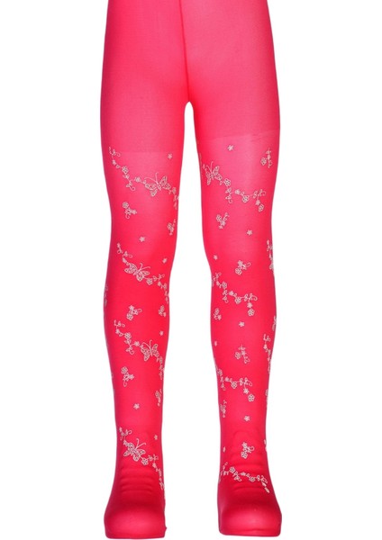 İzel Desenli Sim Baskı Mikro 50 Çocuk Külotlu Çorap