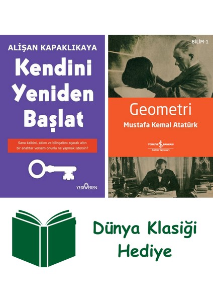 Kendini Yeniden Başlat + Geometri + Dünya Klasiği Hediye