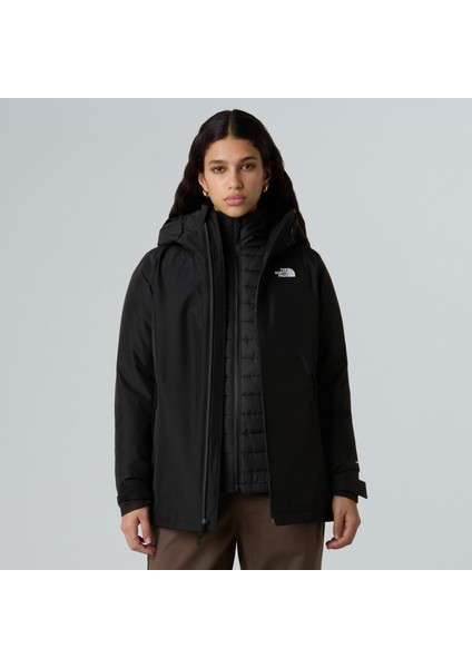 W Carto Mono Triclimate Hooded Jacket Kadın Mont