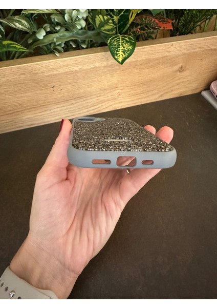 iPhone (16) Uyumlu Lüks Taşlı Kılıf modelleri