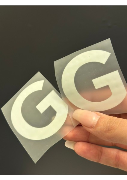 2 Li Ütü Ile Yapışan G Harfi Arma Transfer Baskı 5x5 cm fiyatları