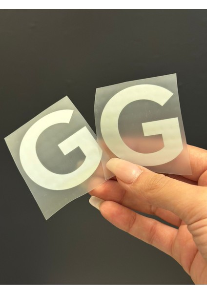 2 Li Ütü Ile Yapışan G Harfi Arma Transfer Baskı 5x5 cm modelleri