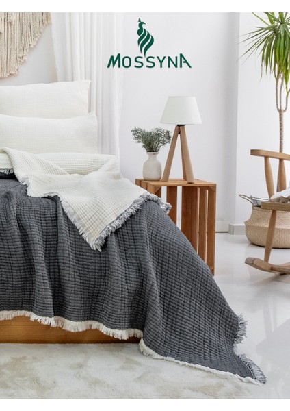 Moss Müslin Yorgan %100 Pamuk 6 Kat 2500 gr - 245 x 265 cm - 170 x 240 cm fırsatları