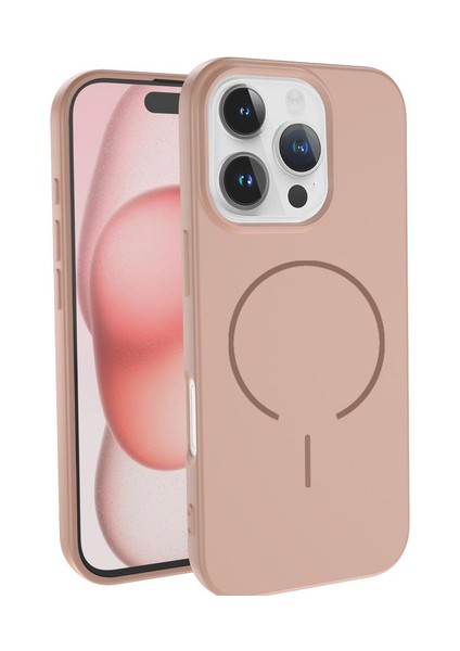 iPhone 16 Pro Max Magsafe Özellikli Içi Kadife Yumuşak Aqua Silikon Kılıf fiyatları