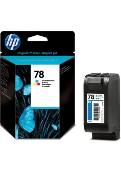 Hp C6578D (78) Renkli Orjinal Kartuş - Deskjet 6122