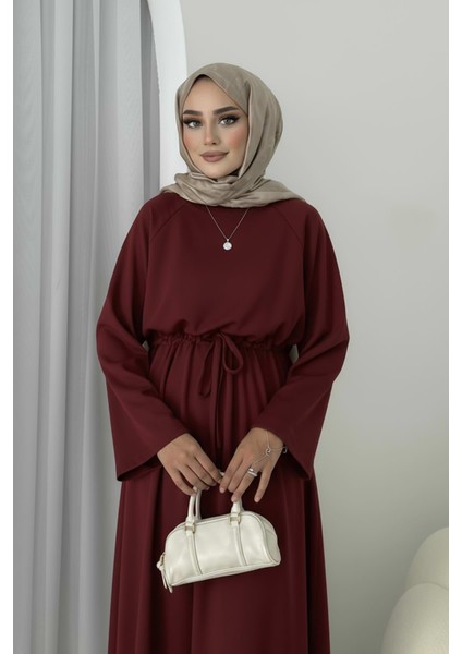 Beli Tünelli Oysho Elbise-Bordo