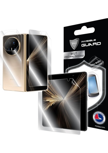 Honor Magic V5 Hydrogel Tam Kaplama (Iç ve Dış Ekran ve Arka Koruma)