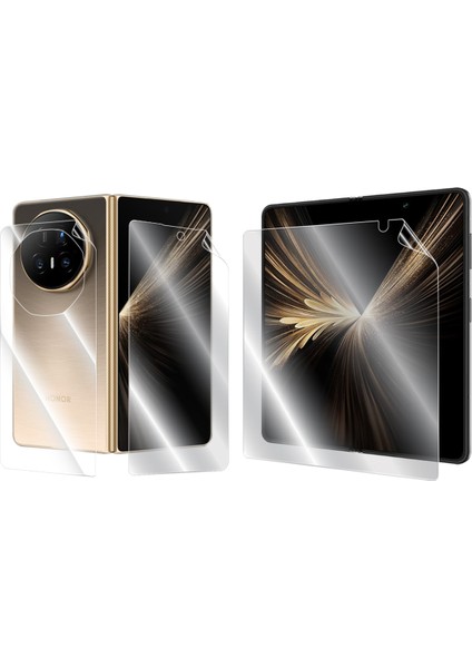Honor Magic V5 Hydrogel Tam Kaplama (Iç ve Dış Ekran ve Arka Koruma) fiyatları